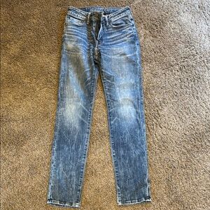 American Eagle Men’s Blue Denim Jeans with Tapered Leg size 28x32